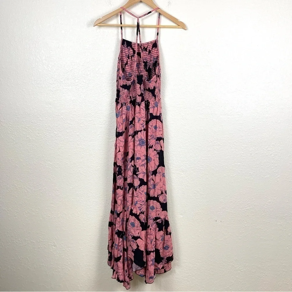 Free People‎ Heatwave Printed Maxi Slip Sleeveless Dress Size Medium Women